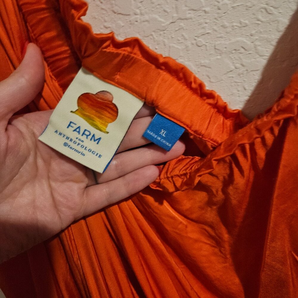 Farm Rio One Shoulder Jumpsuit In Orange XL - Picture 4 of 9
